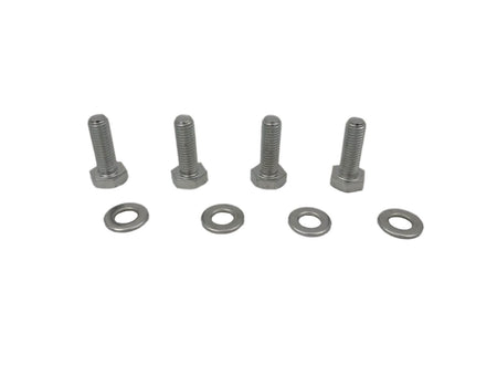 een 4 delig set met montage m10 materiaal bestaande uit 4 bouten en 4 sluitringen klasse 8.8